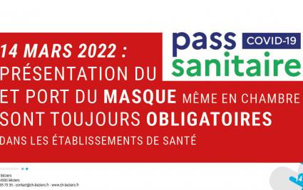obligation pass et masque 14 mars