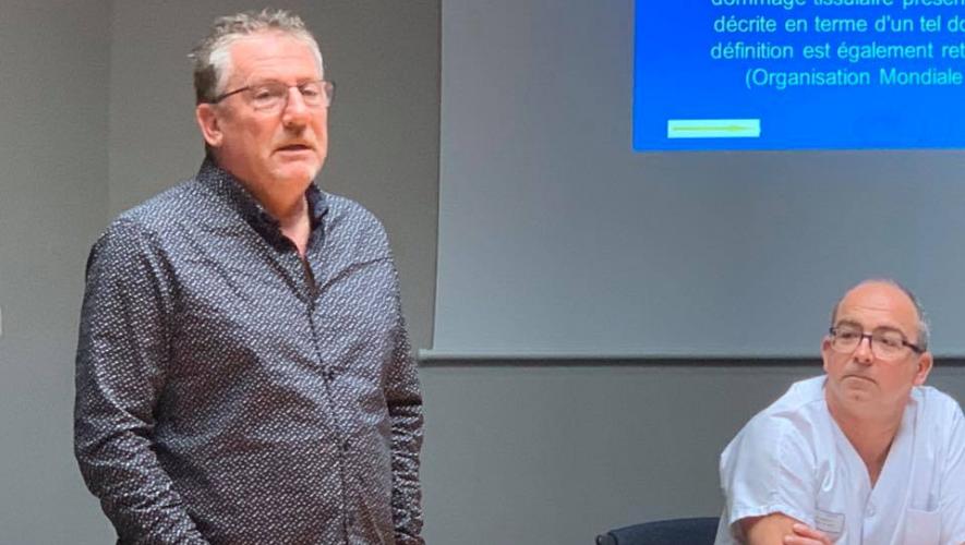 réunion des référents douleur du CHB