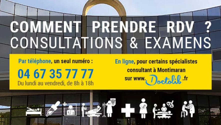 RDV CS tel et doctolib